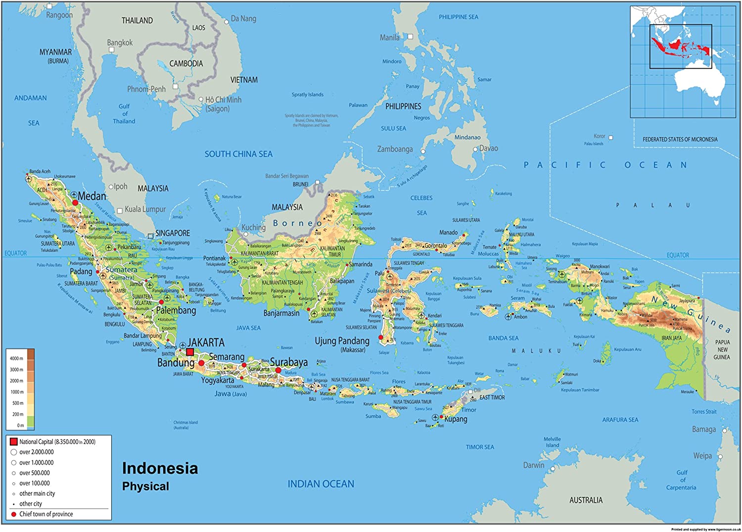 Map of Arfak
